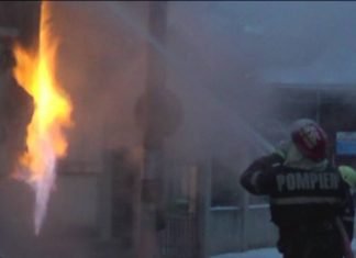 O casă din satul Trușeni a luat foc. Stăpânul casei se află în stare gravă la spital